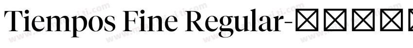 Tiempos Fine Regular字体转换